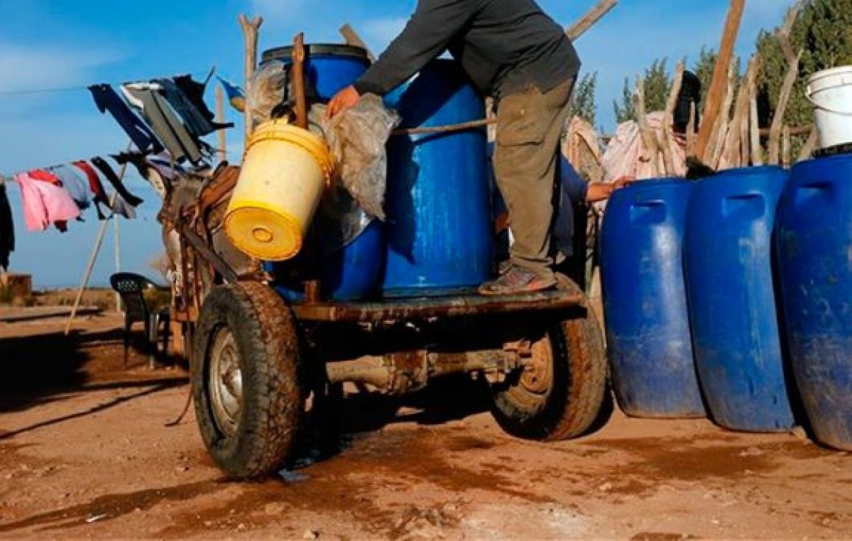 La historia del pueblo sanjuanino que hace ocho años se quedó sin agua