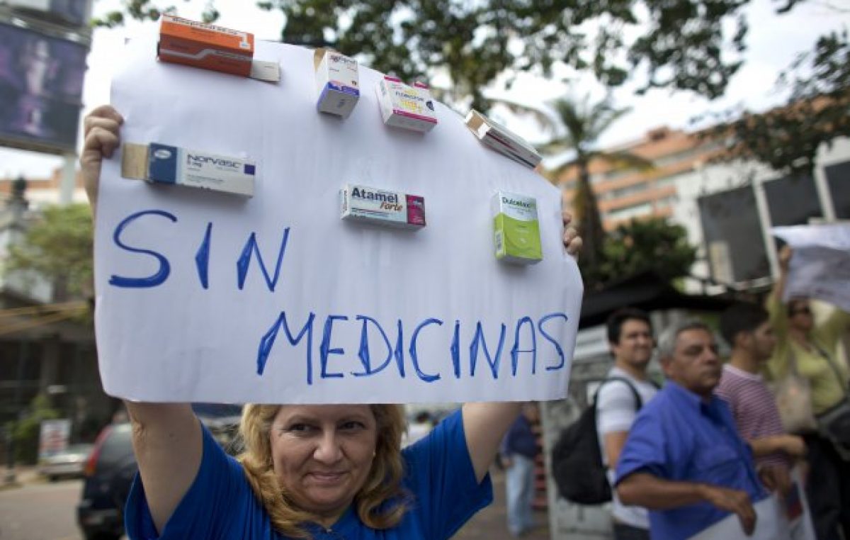 Venezuela: La escasez de medicinas en hospitales llega al 80 por ciento