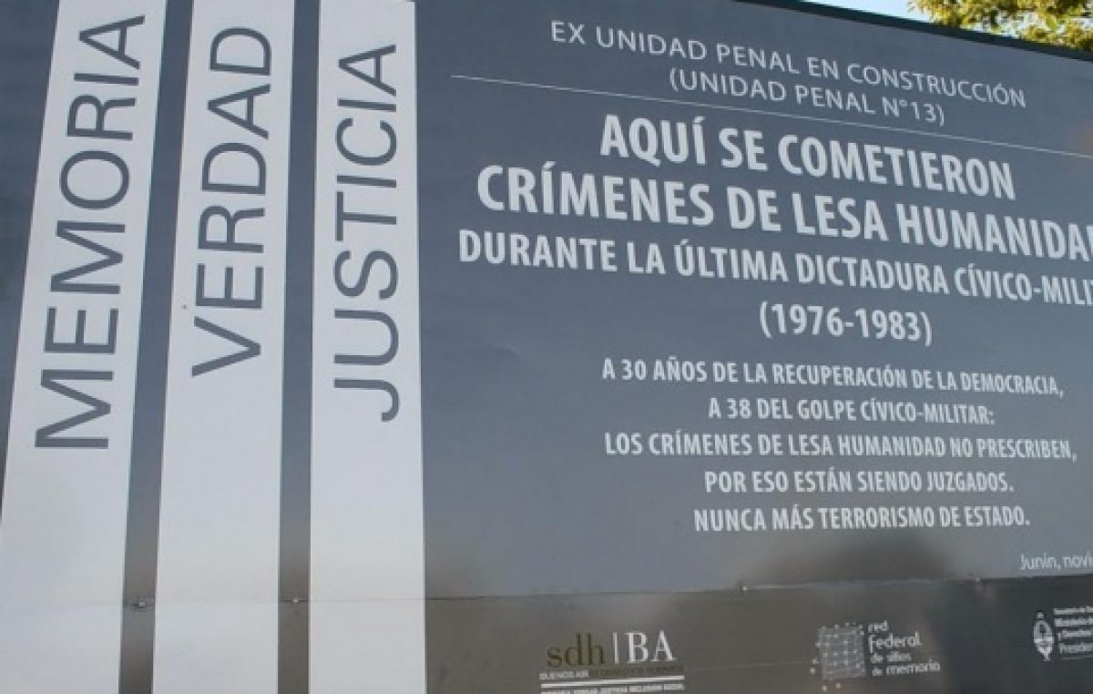 Reclaman a la Provincia de Buenos Aires adherir a la ley nacional para preservar Sitios de Memoria