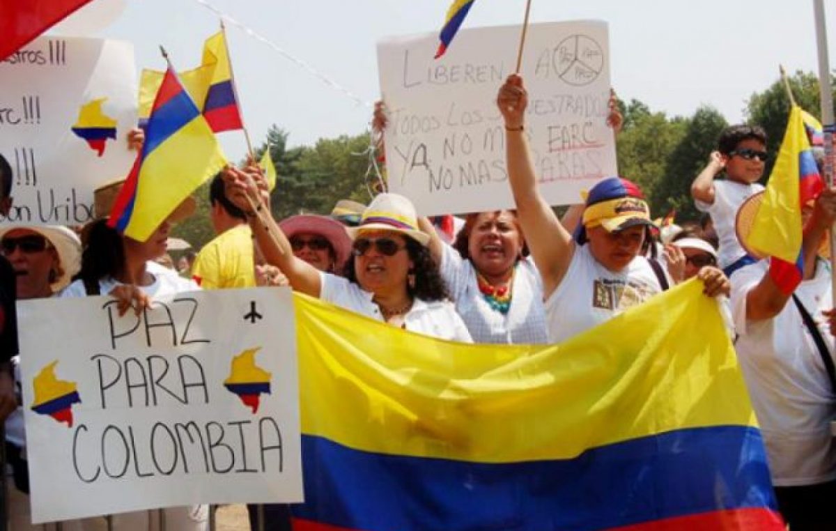 Apoyo popular al acuerdo de paz en Colombia