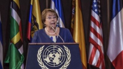 Bachelet anunció la intervención del servicio nacional de menores