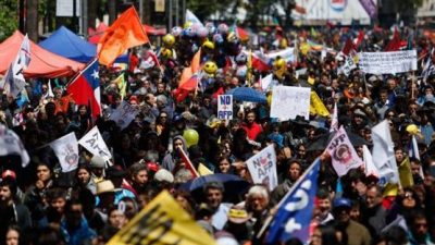 Convocan paro nacional este 4 de noviembre en Chile