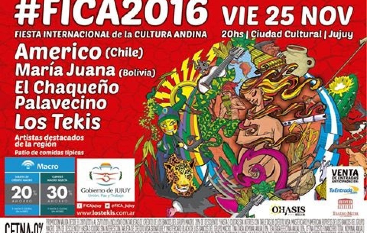 2da Fiesta Internacional de la Cultura Andina; FICA 2016, 25 de noviembre, Jujuy
