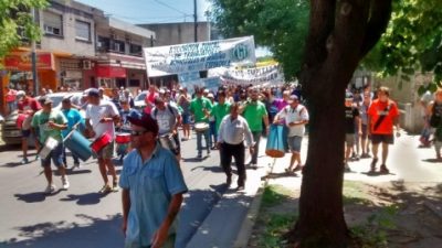 Tras la movilización, municipales de Moreno cuestionaron a Festa por negarse a atenderlos