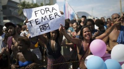 Cae imagen de Temer y crecen los reclamos de elecciones en Brasil