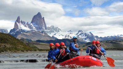 Una vuelta de rafting en El Chaltén