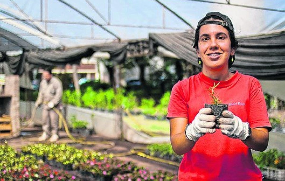 Rosario: Viveros que hacen plantines e incluyen a personas con discapacidad