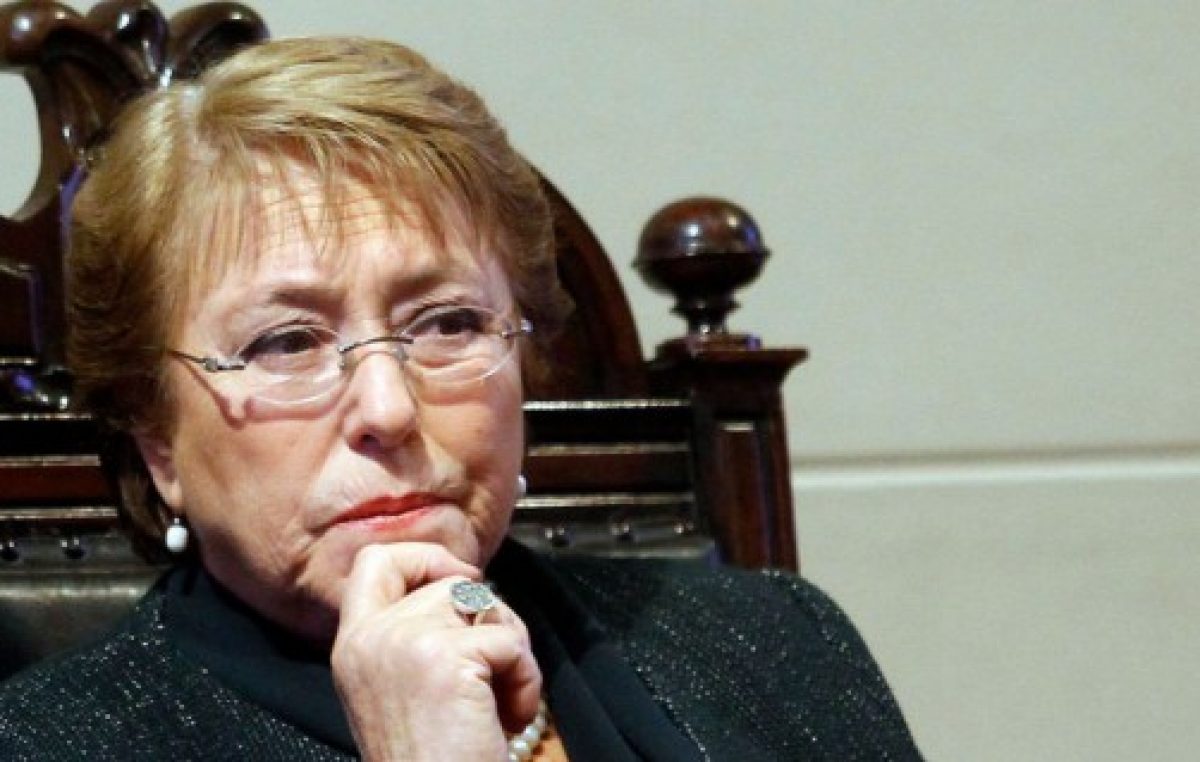 Bachelet alcanzó su mayor nivel de desaprobación