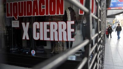 Recesión sin fin: cada vez hay más locales vacíos en Buenos Aires