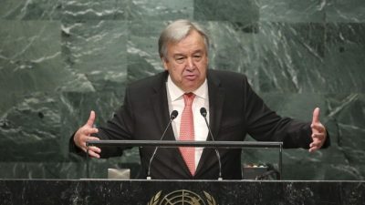Guterres asumió en la ONU y trazó un oscuro panorama