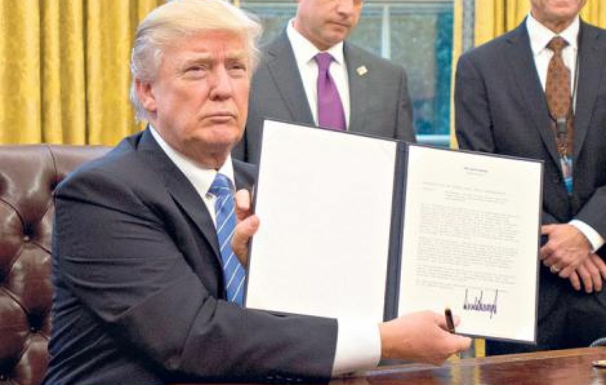 Trump sacó a EE.UU. del Acuerdo Transpacífico