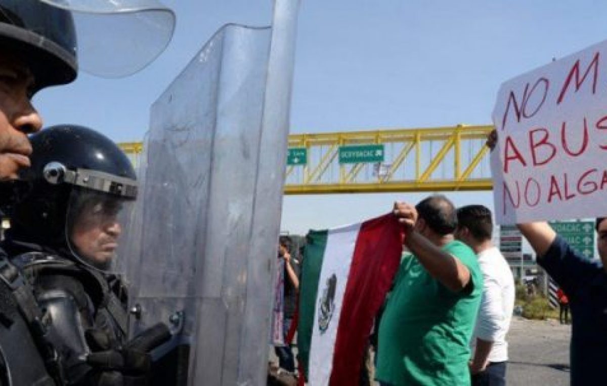 Protestas en México contra el «gasolinazo»