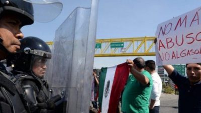 Protestas en México contra el «gasolinazo»