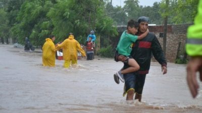 Subsidian a los inundados de Pergamino según la cantidad de agua que ingresó en sus viviendas