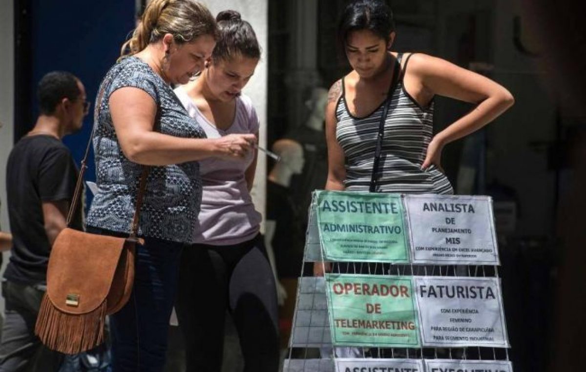 Brasil alcanzó un desempleo récord: el 12%
