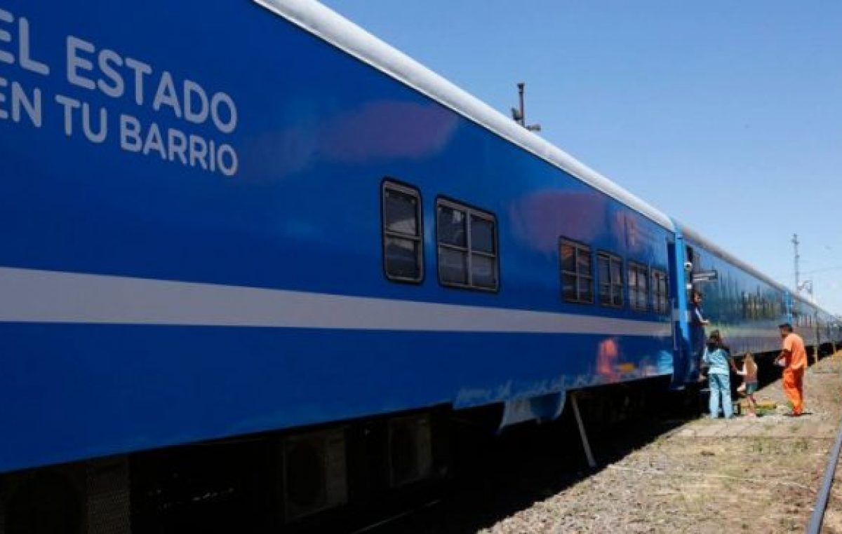 Se puso en marcha en Zapala el tren «El Estado en tu barrio» que recorrerá el país