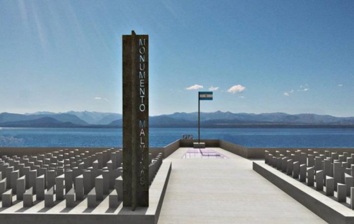 Así será el monumento a los ex combatientes de Malvinas en Bariloche