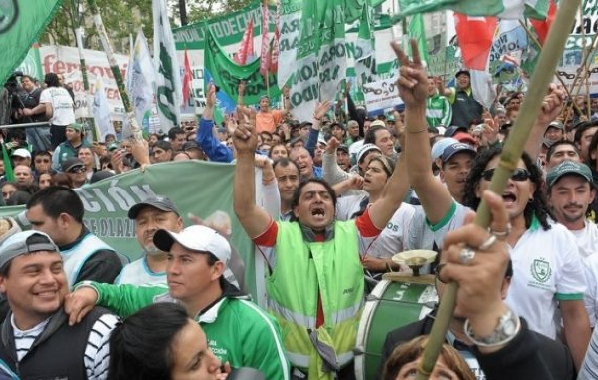 Los gremios le respondieron a Macri: «Es una marcha de los que la están pasando muy mal»