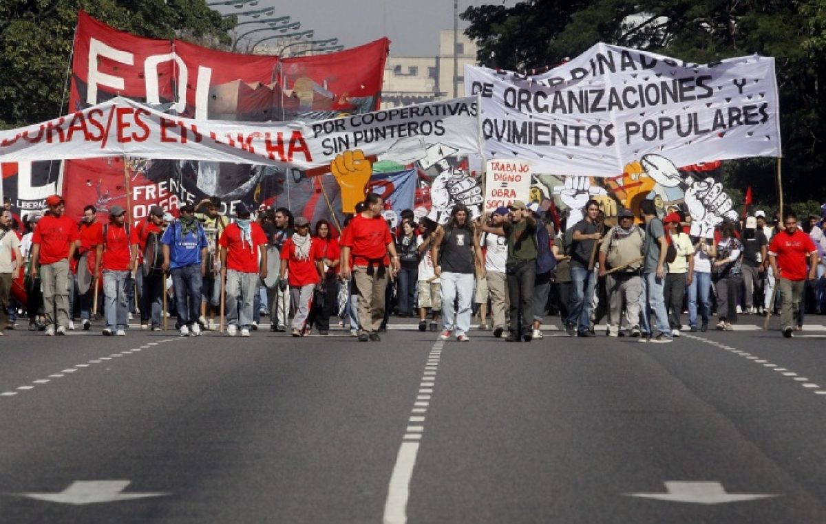 Conflictividad social en Buenos Aires: Hubo más de 200 piquetes en el primer trimestre del año