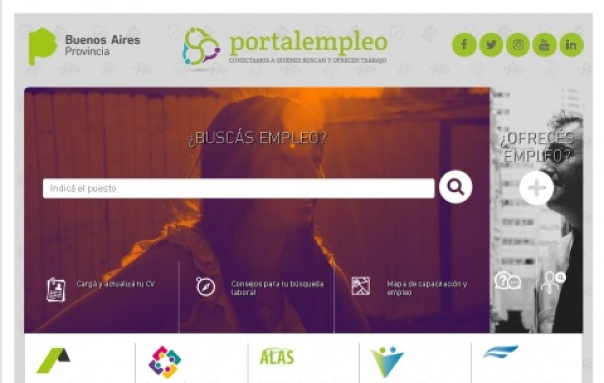Ponen en marcha portal para combatir la desocupación en toda la provincia de Buenos Aires