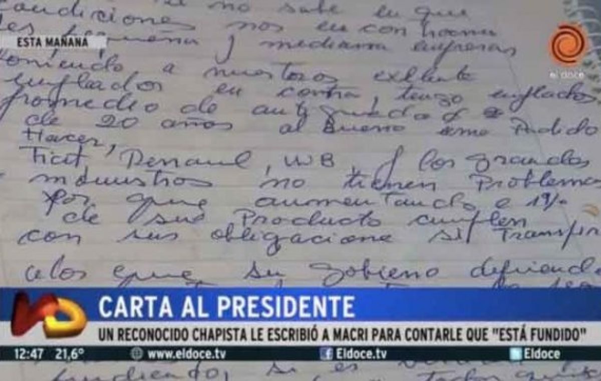 El empresario que sacude a Córdoba con su carta: «Voté a Macri y hoy me estoy fundiendo»