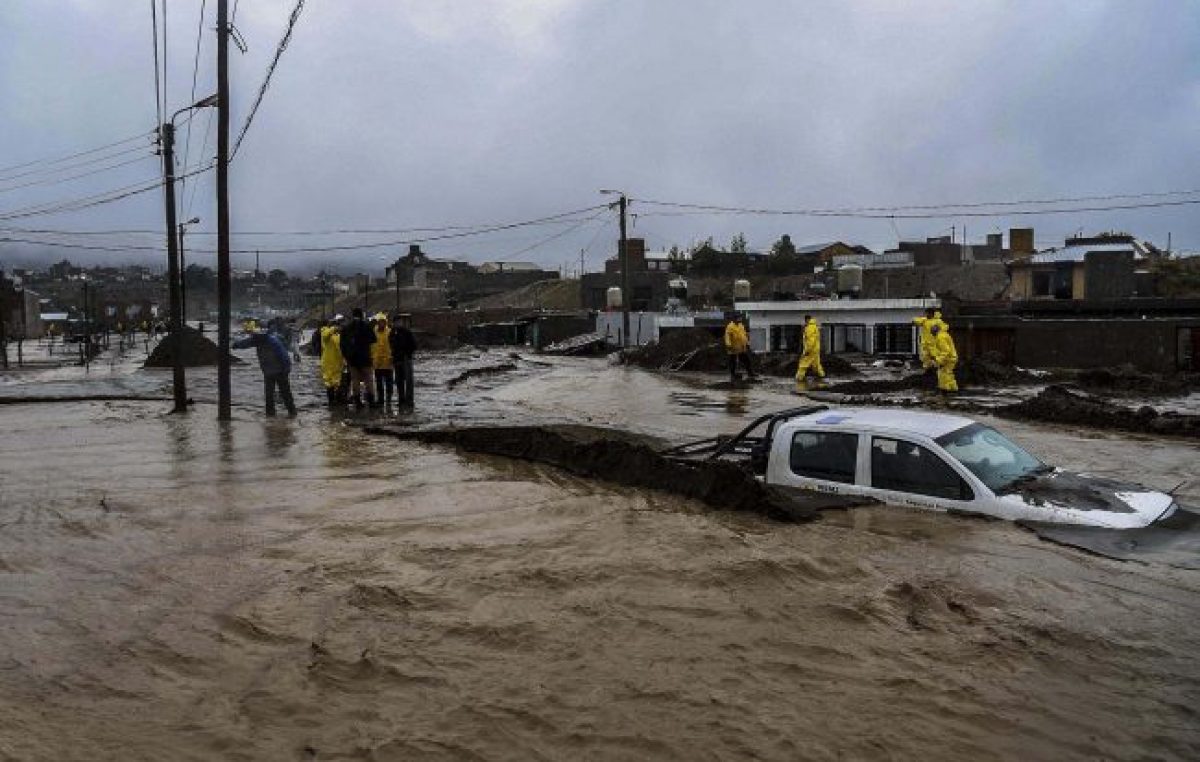 El trazado urbano de Comodoro quedó destruido en un 80 por ciento