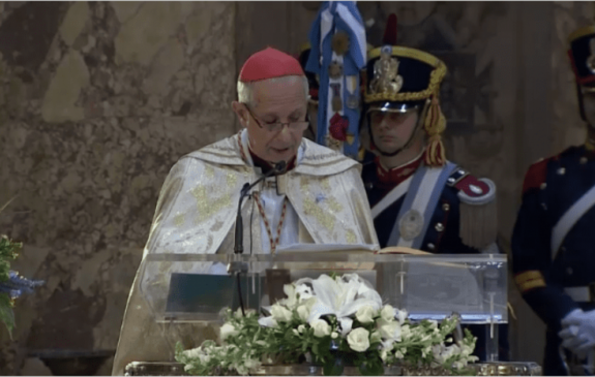 «La inequidad genera violencia», sostuvo el arzobispo porteño Mario Poli durante el Tedeum