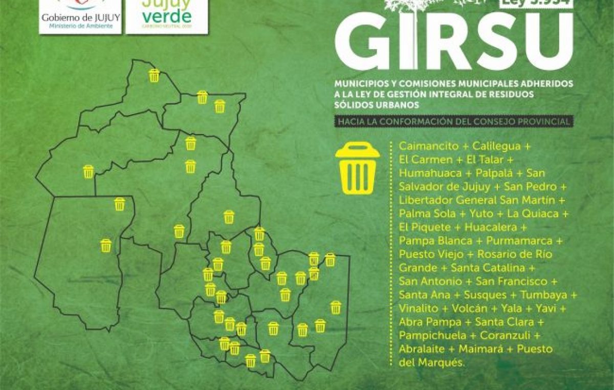 Municipios y comisiones municipales de Jujuy fortalecen sus capacidades en GIRSU