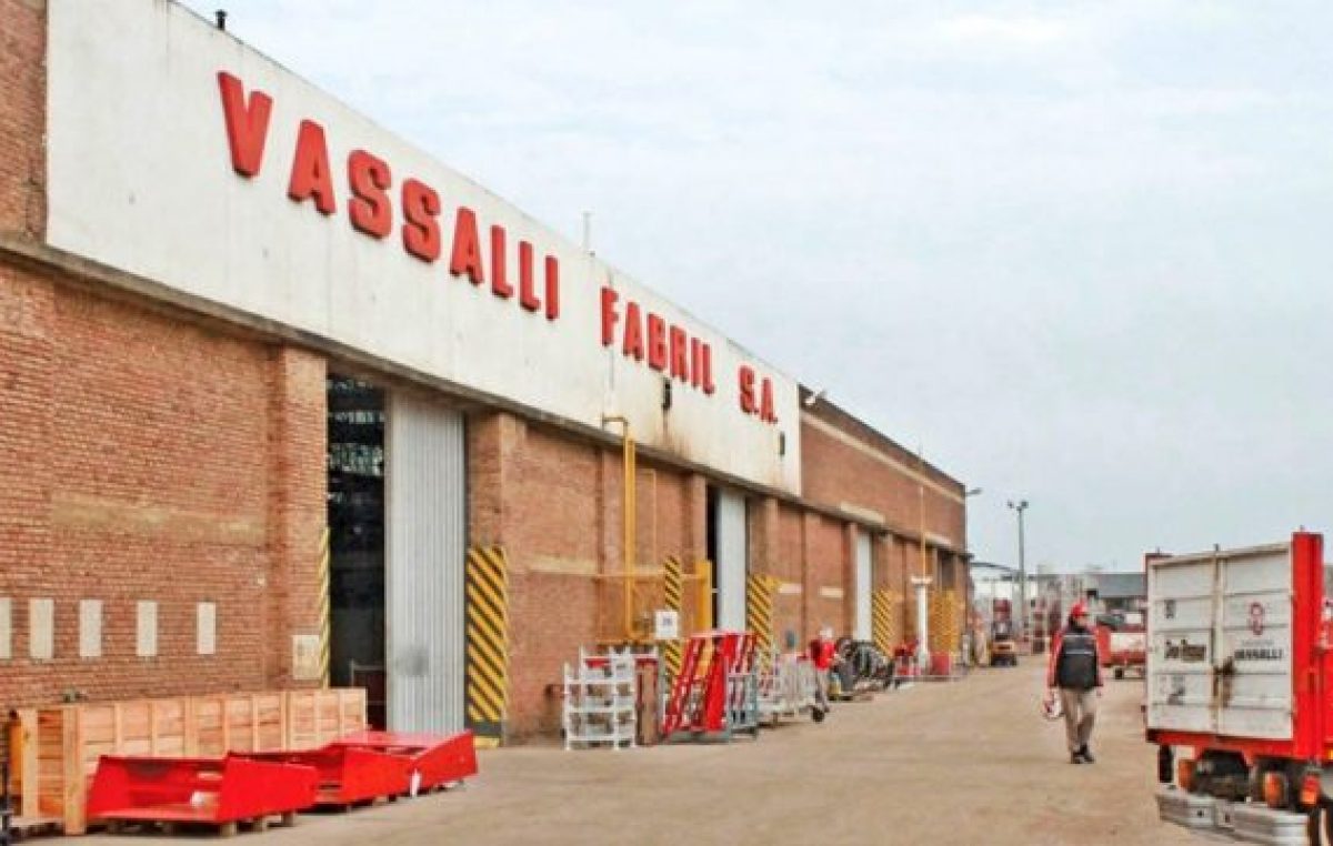 Vassalli quiere 150 obreros menos en su planta fabril de Firmat