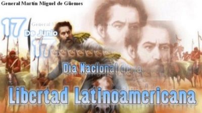 17 de junio, feriado nacional en conmemoración del general Martín Miguel de Güemes