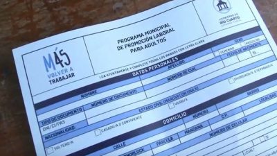 “Volver a Trabajar” demandará al Municipio de Río Cuarto $ 400 mil por mes