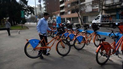 Se inauguraron cinco nuevas estaciones del sistema «Mi bici tu bici» en Rosario