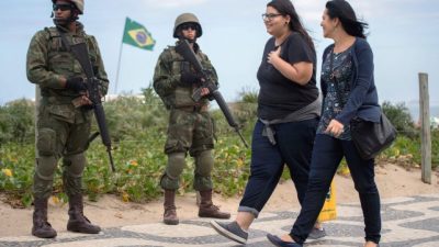 Brasil militariza Río de Janeiro para frenar la violencia