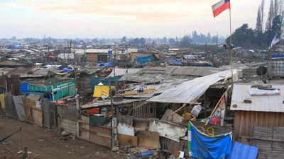 Cada vez más familias chilenas viven en villas miserias