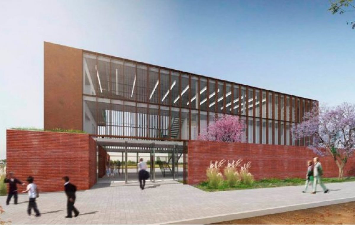 Avanza la construcción del edificio de Escuelas de Trabajo en Santa Fe