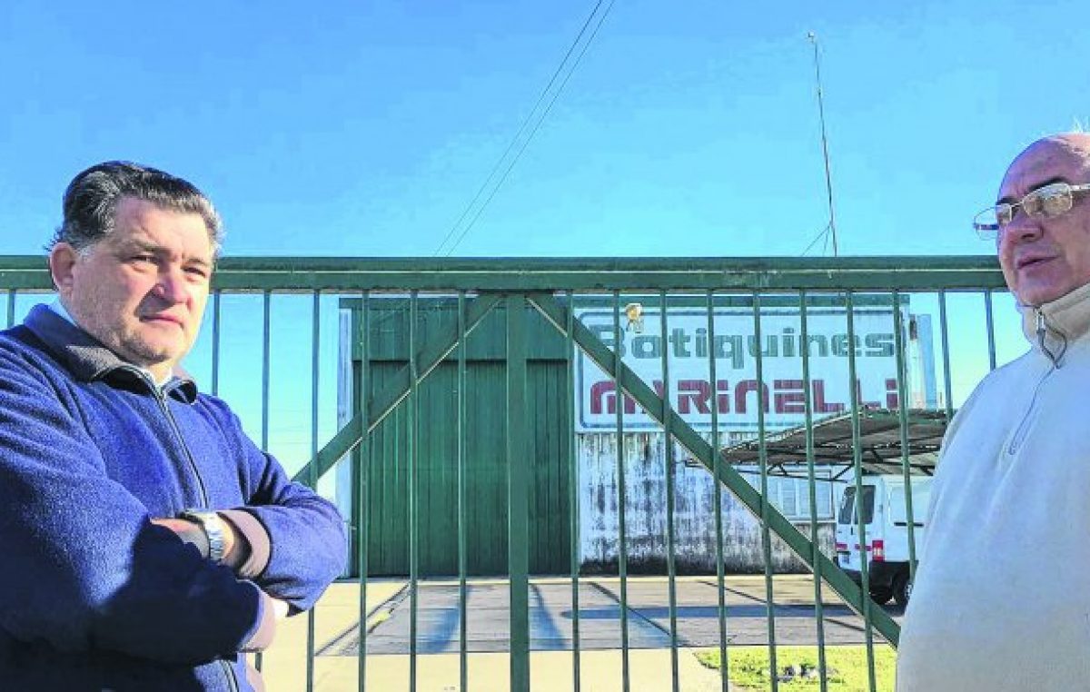 Venado Tuerto: empleados de una fábrica hallaron la planta cerrada