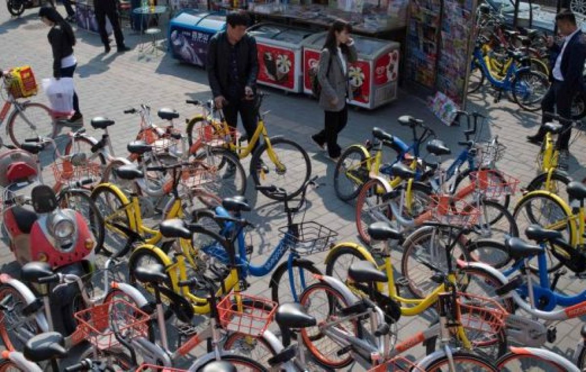 China, una nación inundada por las bicicletas