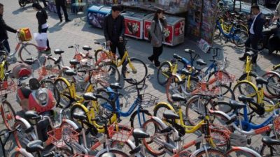 China, una nación inundada por las bicicletas