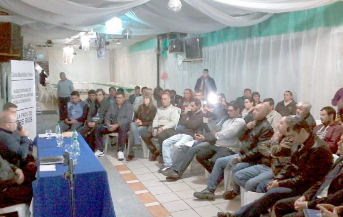 Se realizó el plenario provincial de Secretarios Generales de gremios municipales en Gualeguaychú