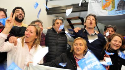 El FpV festejó con euforia en Bariloche