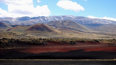 Impresionante: un desierto negro en Argentina