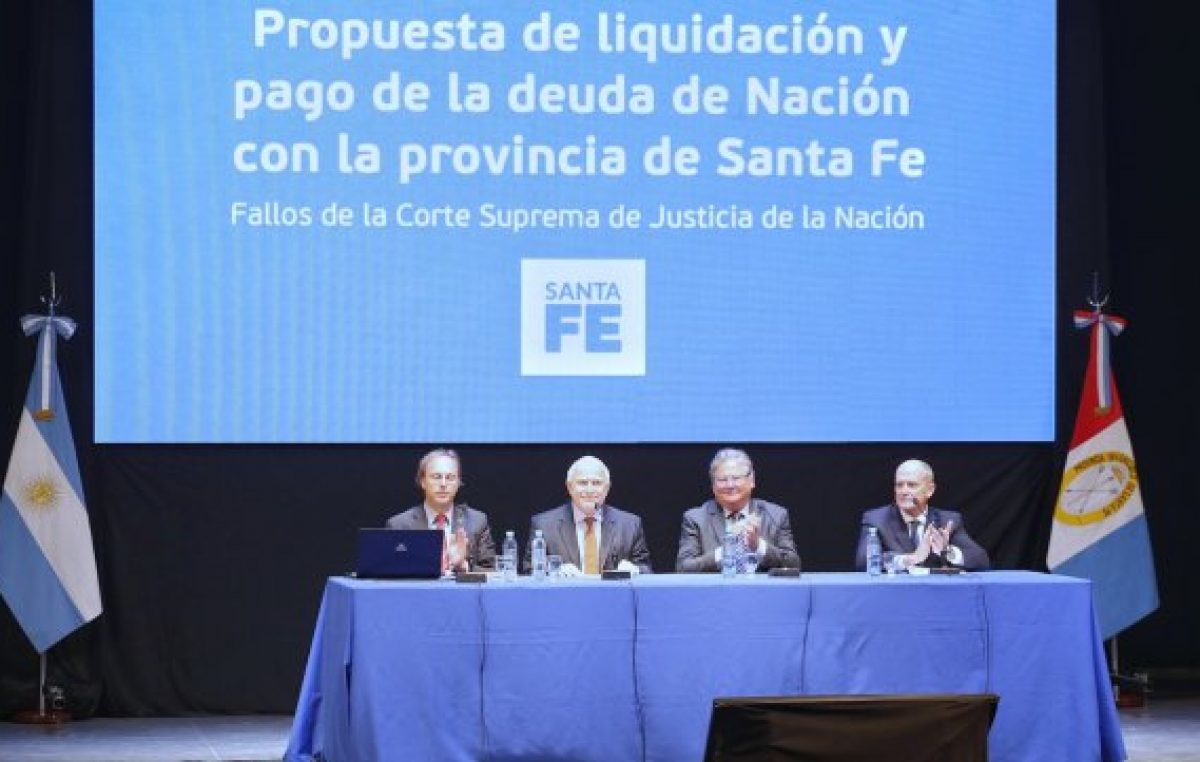 Santa Fe presenta ante la Corte el reclamo por la deuda de la Nación