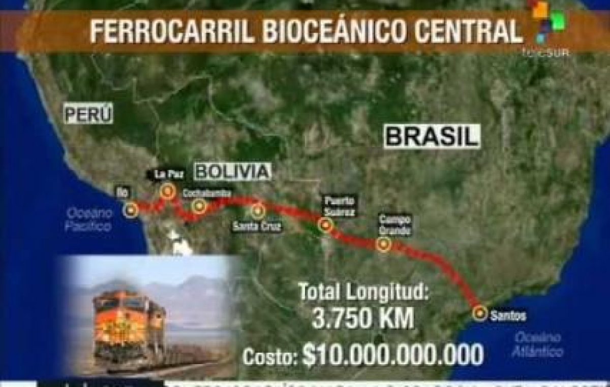 Bolivia y Suiza firmarán el 14 de diciembre acuerdo para impulsar tren bioceánico