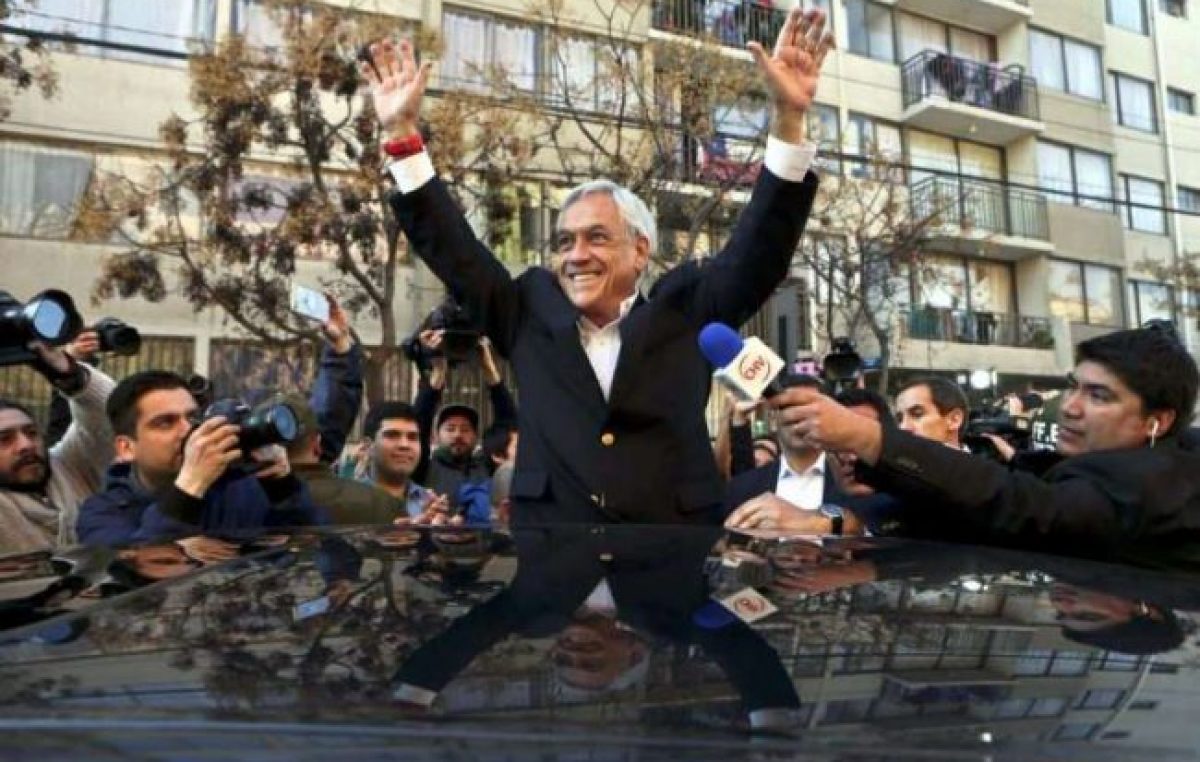 Chile: Piñera, favorito con 44% de apoyo
