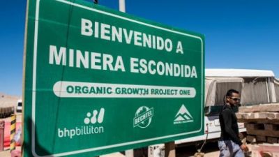 Minera Escondida despide al 3% de sus trabajadores en Chile