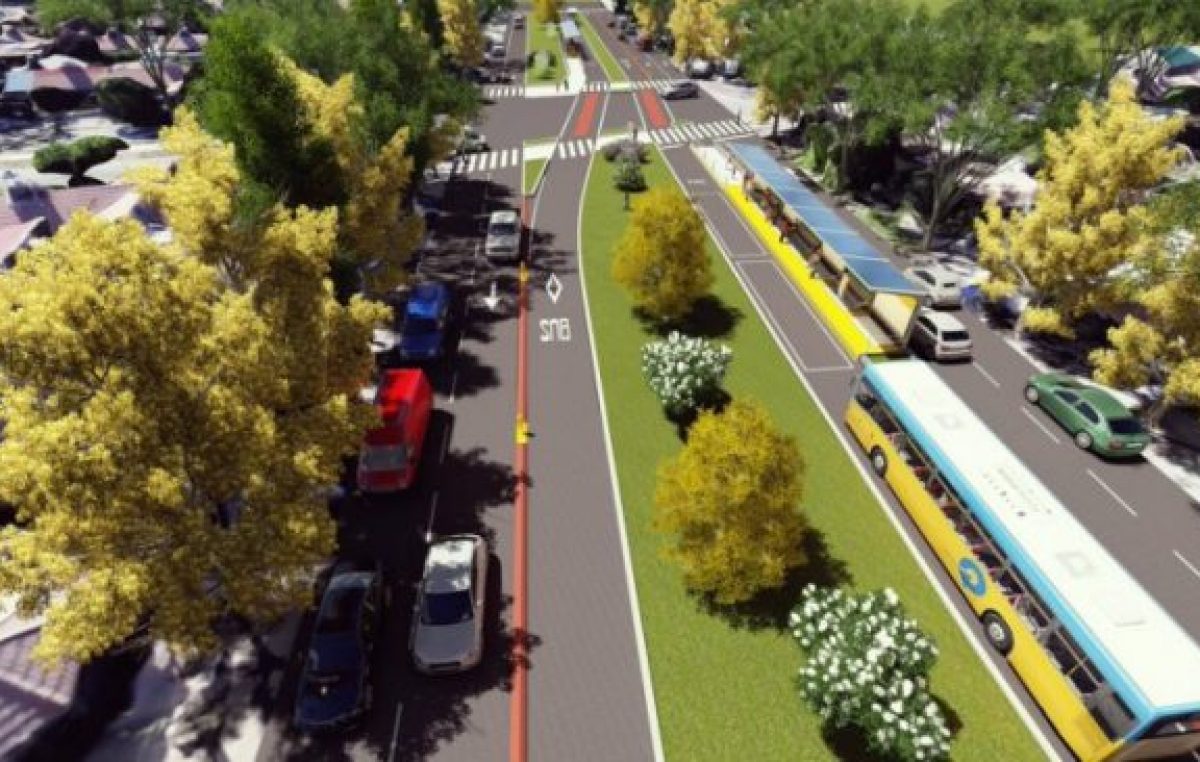 El intendente de Neuquén anunció que en marzo estará terminada la primera etapa del Metrobús