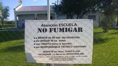 Entre Ríos: Una maestra denunció la fumigación de una escuela: «Trabajo ahí, no puedo mirar para otro lado»