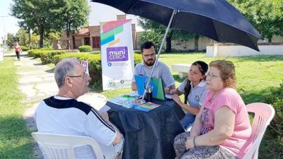 Un MuniCerca se repliega por los barrios de Villa María para alcanzar a mayor cantidad de vecinos