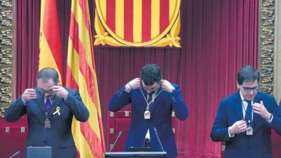 Un nuevo Parlamento catalán con ausencias