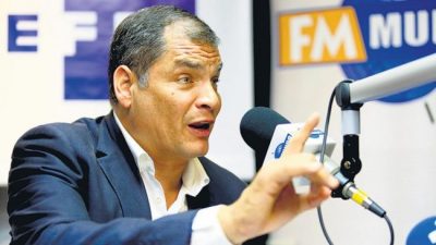 Portazo de Correa al partido Alianza País